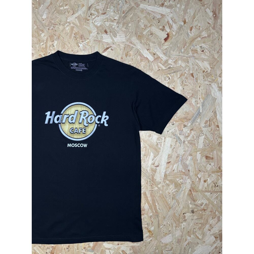 Hard Rock Cafe Moscow Black T Shirt Sz M - Picture 2 of 7